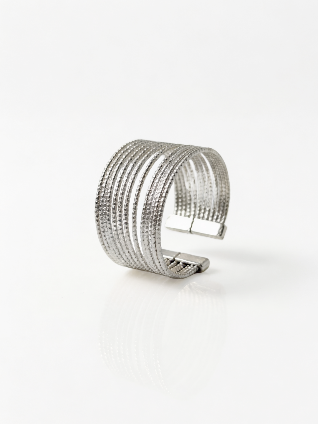 Bague Couture Alice Bianca Plaqué Argent | Balloul Paris