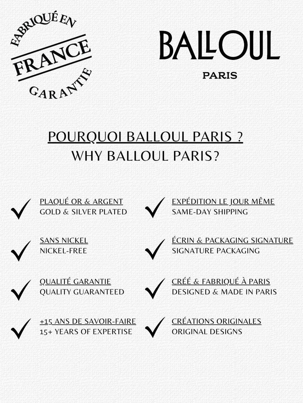 Bracelet Homme Cordon & Chaîne Plaqué Or  | Balloul Paris