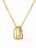 Collier Homme avec Pendentif Rond en Plaqué Or 18 Carats | Balloul Paris